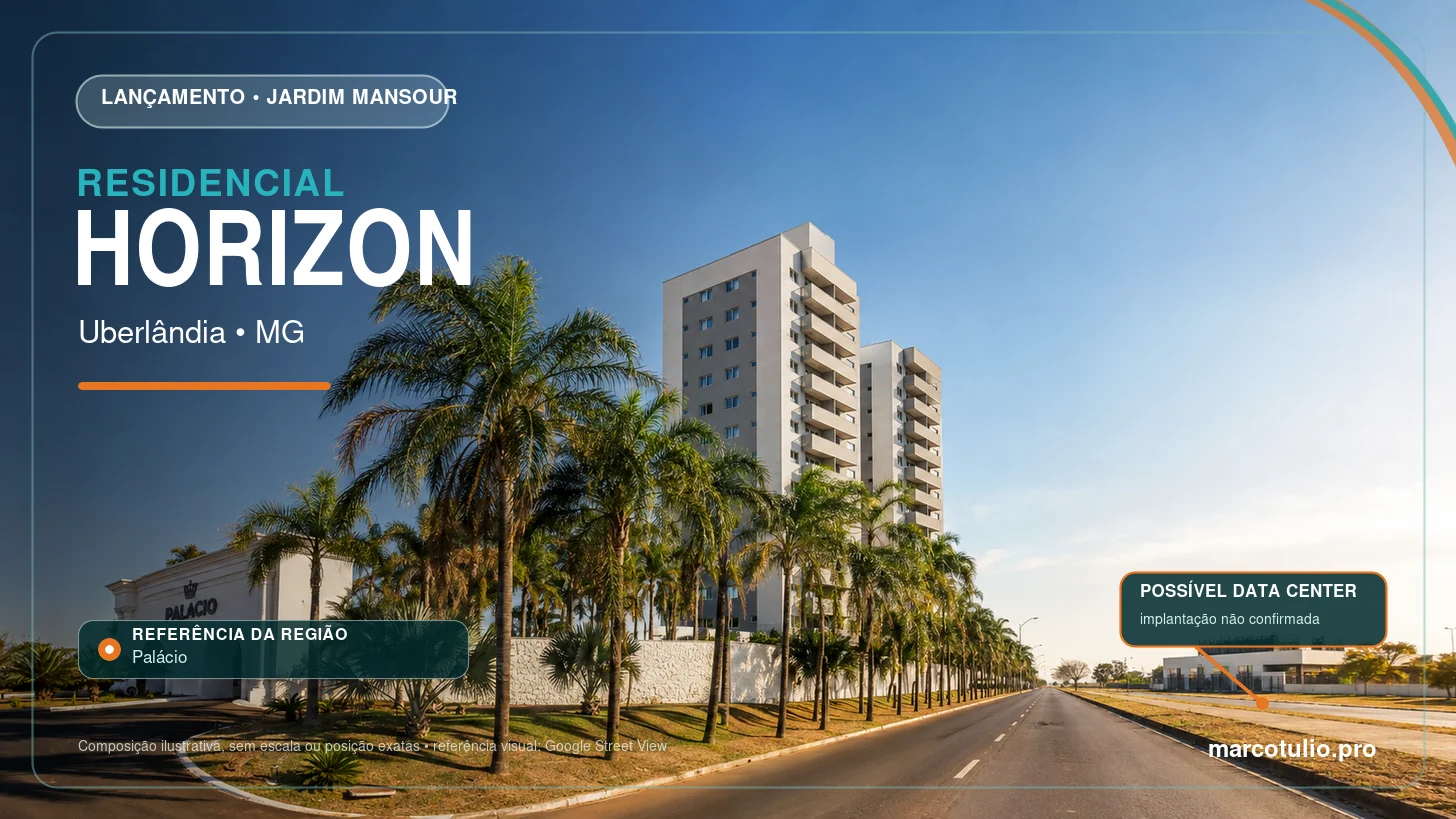 Residencial Horizon, lançamento no Jardim Mansour, zona oeste de Uberlândia