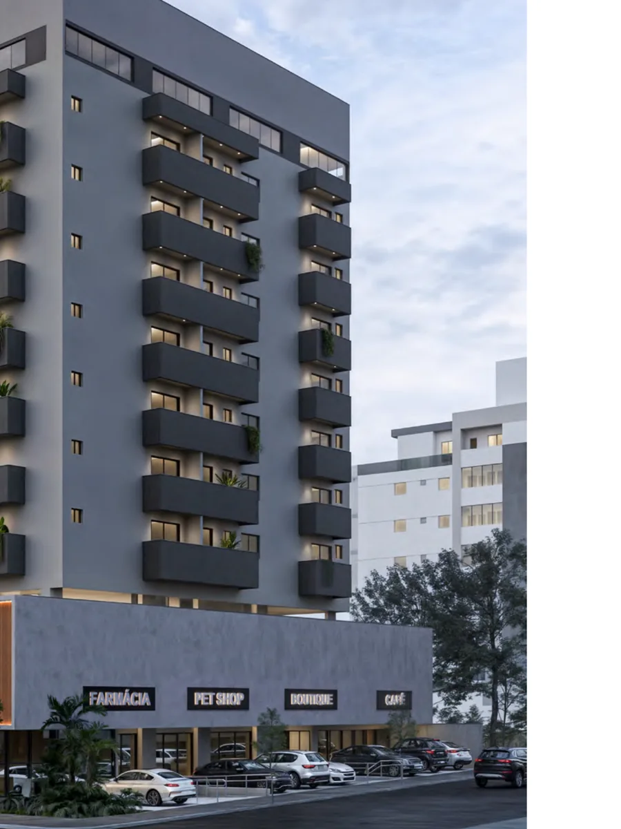 Torre do Opção Studios Campus na Avenida Terezina, Umuarama, Uberlândia