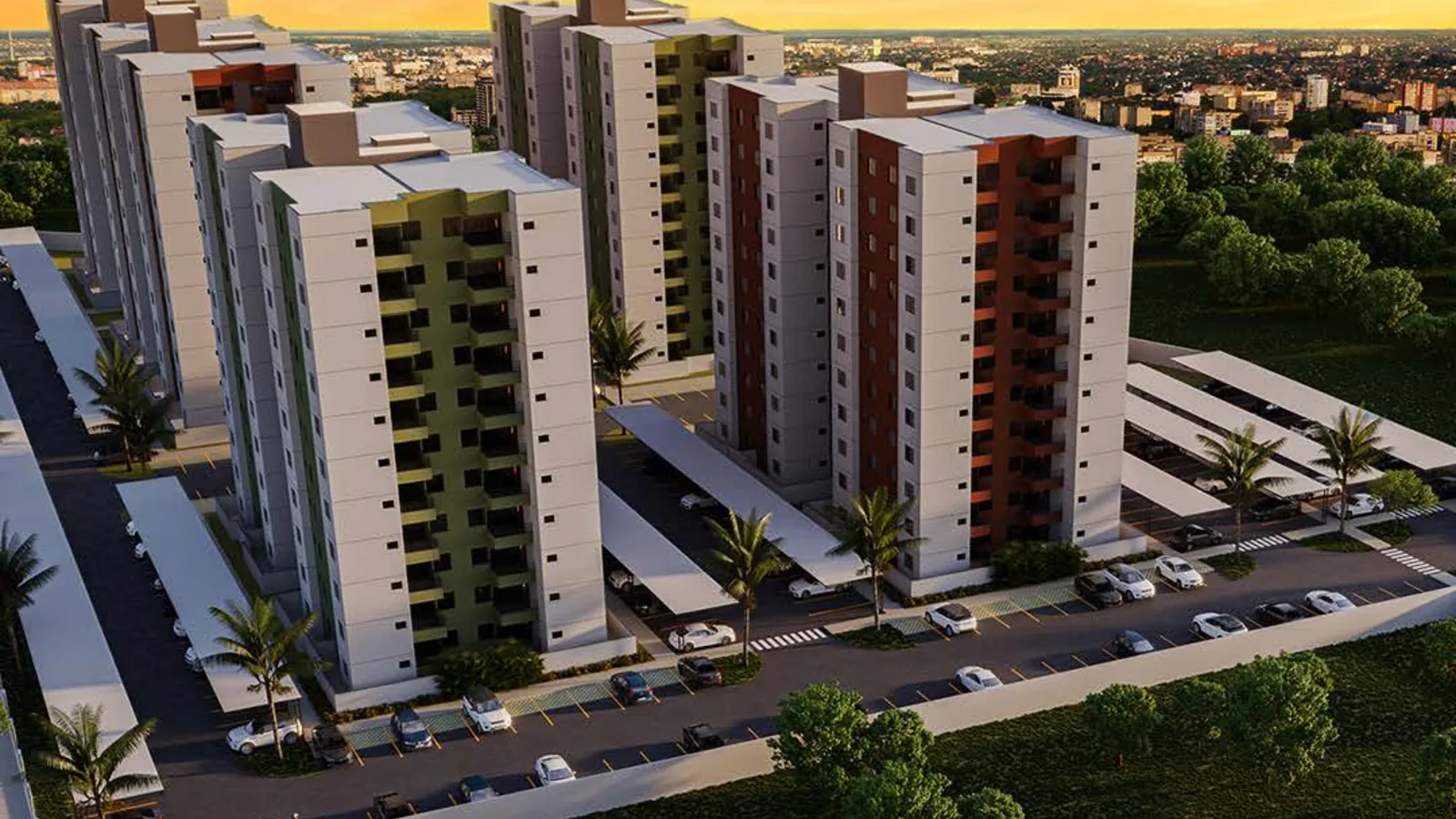 Union Vereda: apartamento de 2 quartos com suíte nas Chácaras Tubalina, zona oeste de Uberlândia